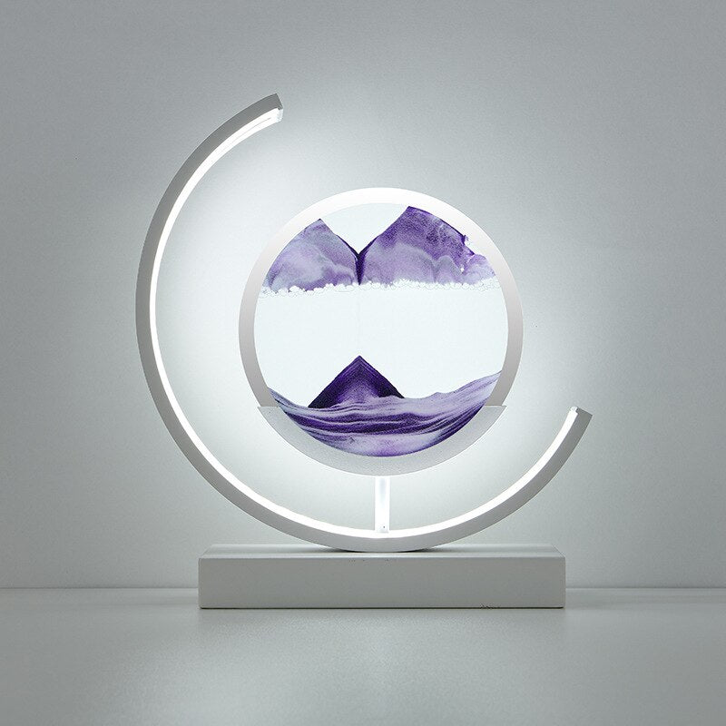 Bello LED Table Lamp | 360° Rotation, Dynamic Sand Art