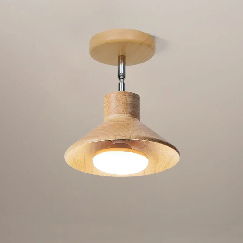 Boreal Ceiling Lamp | Natural Timber, Soft Ambient Light