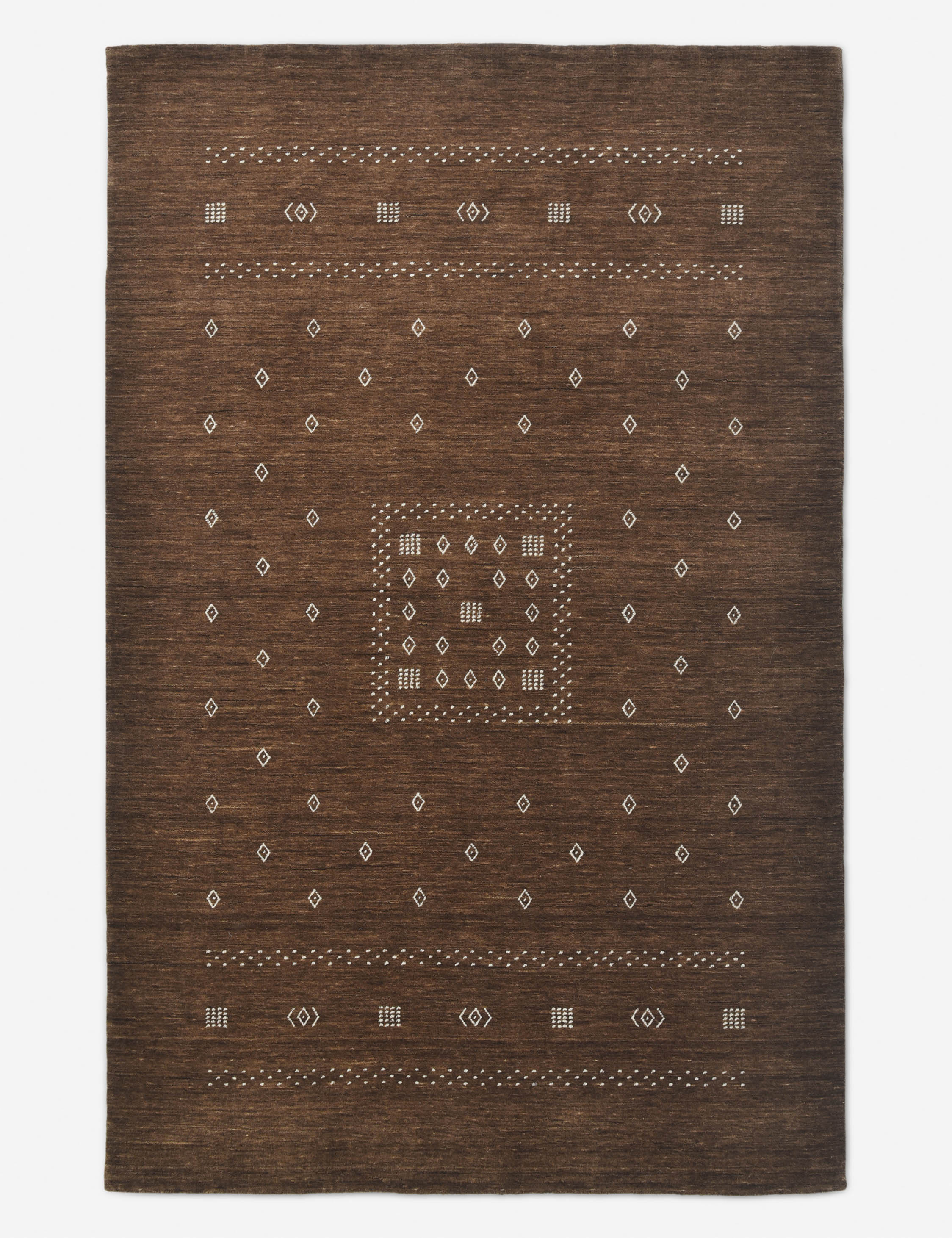 Cyrena Wool Rug | Hand-Loomed, Geometric Design