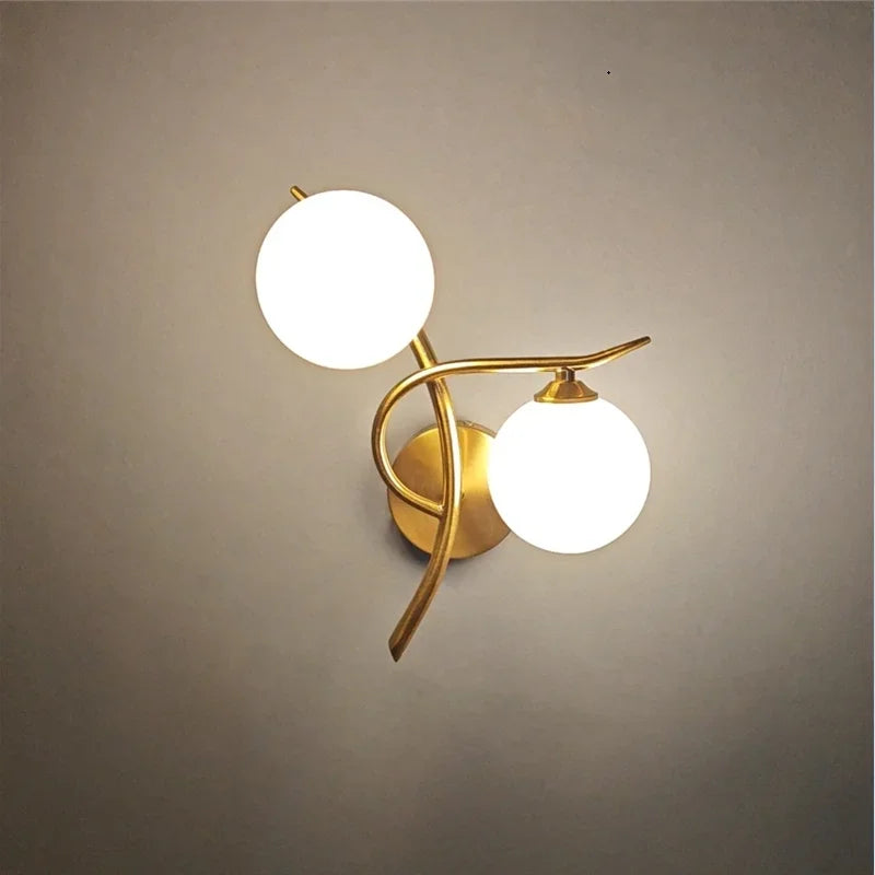 Luna Wall Light | Nordic Dual Globe, Warm Ambient Glow