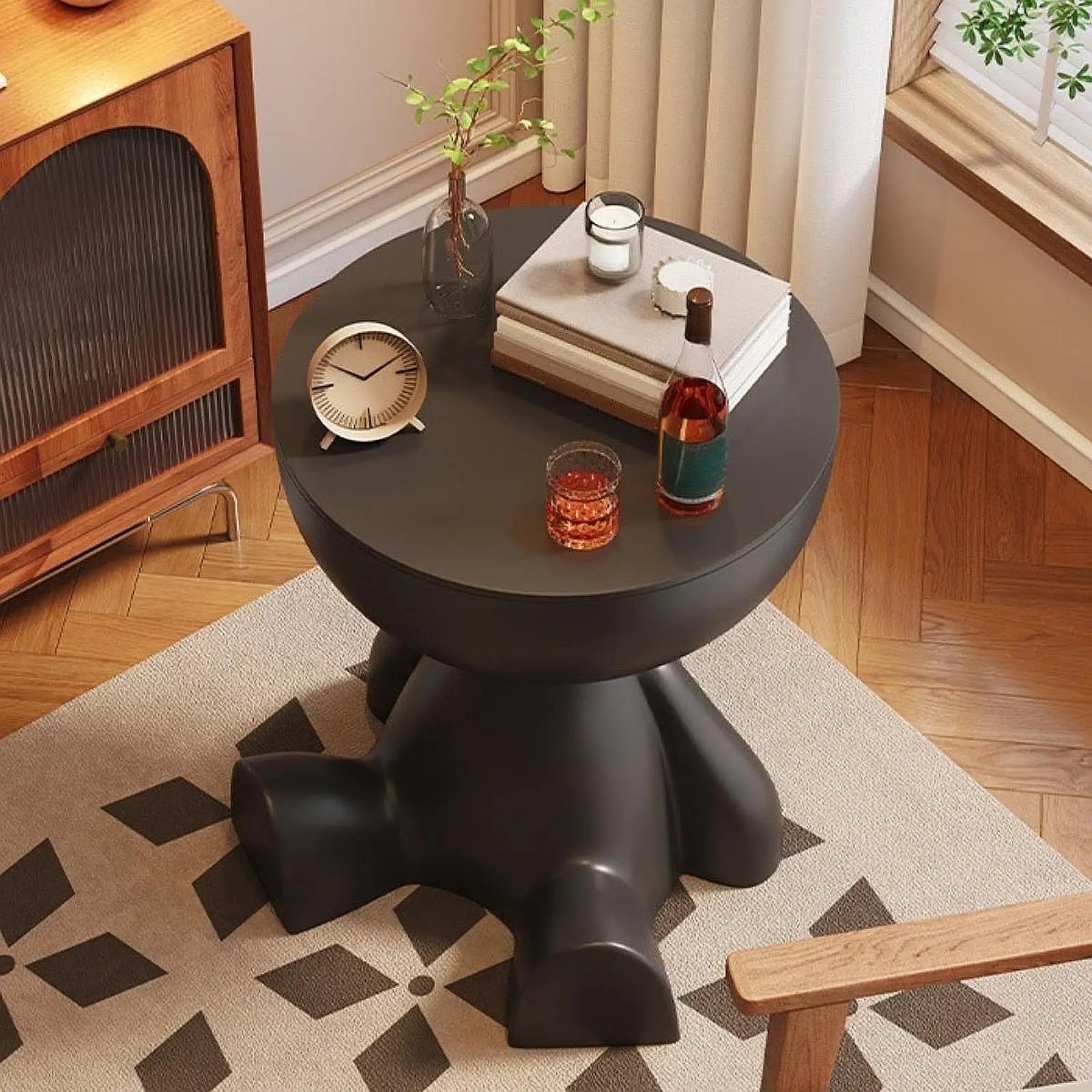 Buno Bear Side Table | Multi-Functional with Hidden Storage