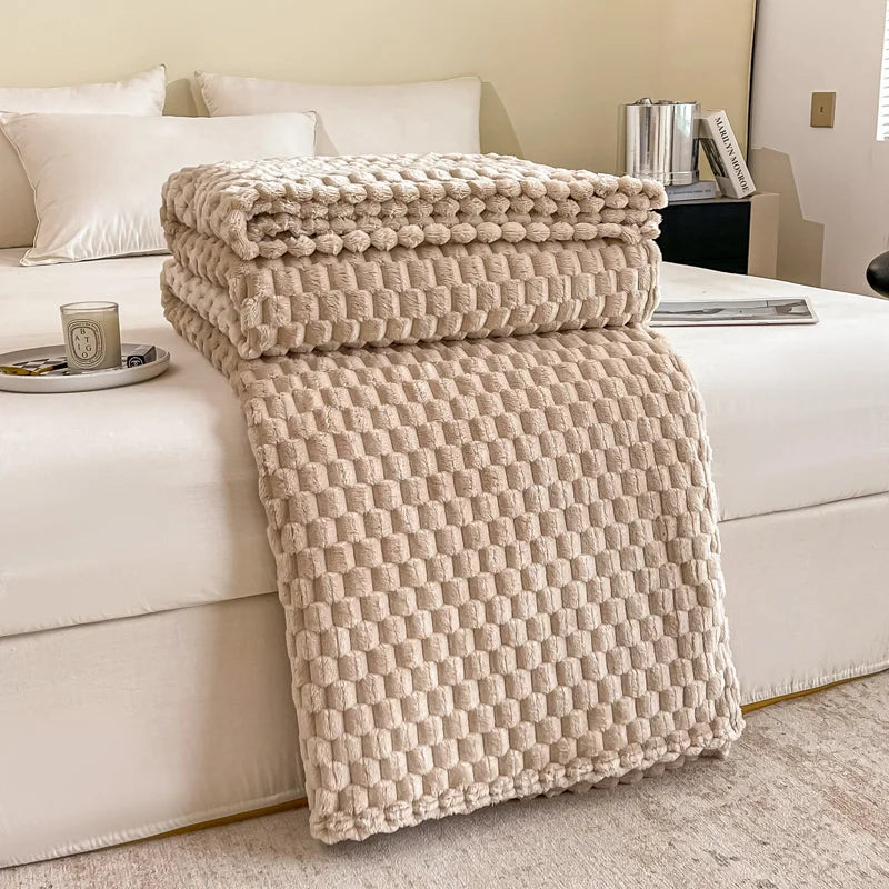 Riva Fleece Plaid | Extra Zacht, Geruit Patroon