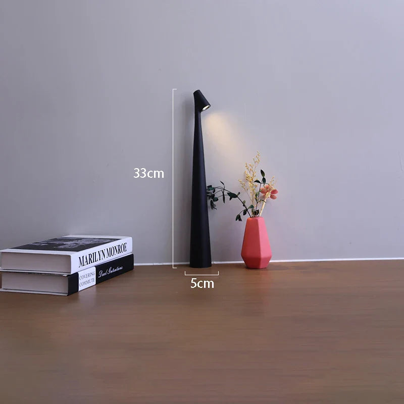 Gloza LED Table Lamp | Touch Dimmable & Rechargeable