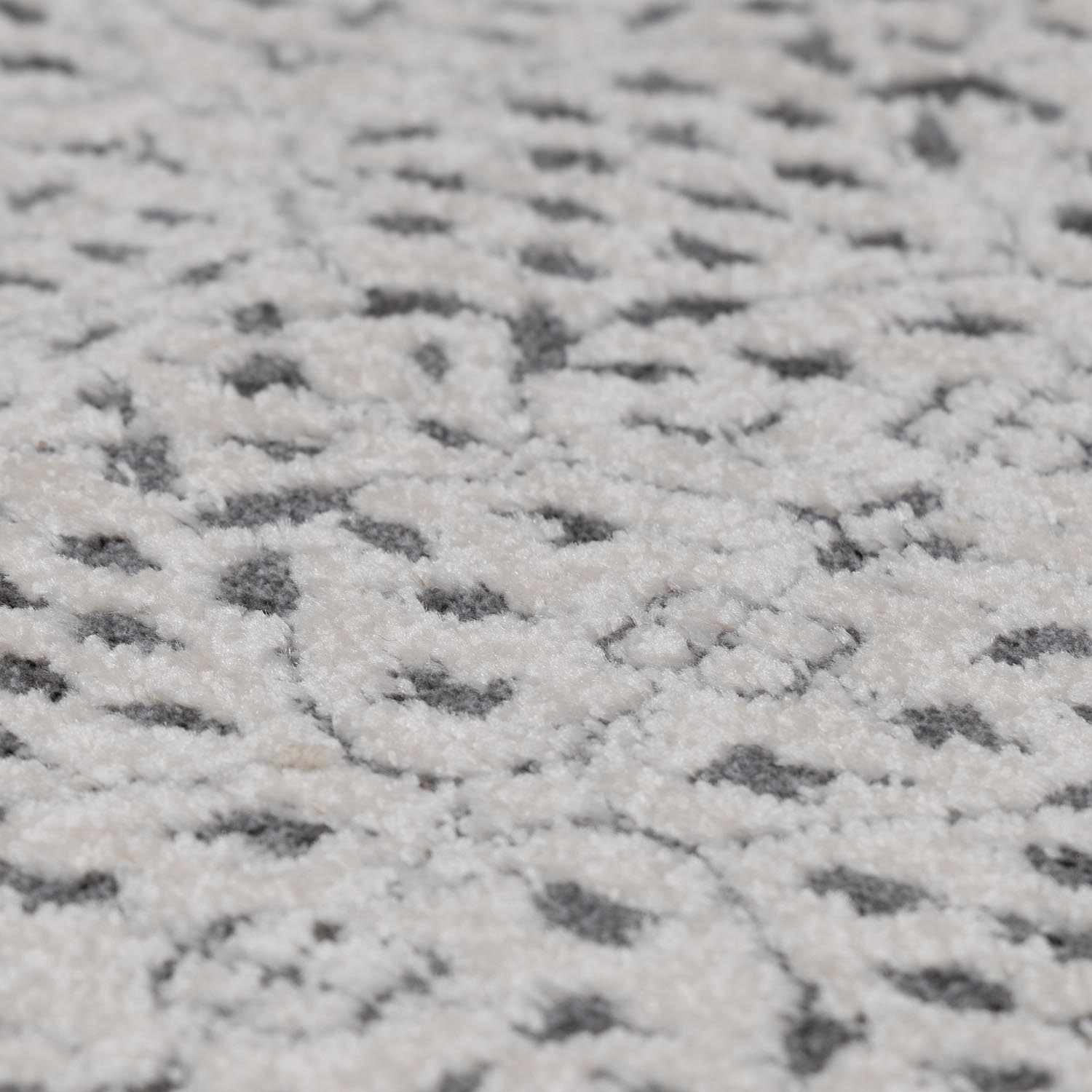 Sable Area Rug  Machine Woven  Medium Pile  Charcoal Beige