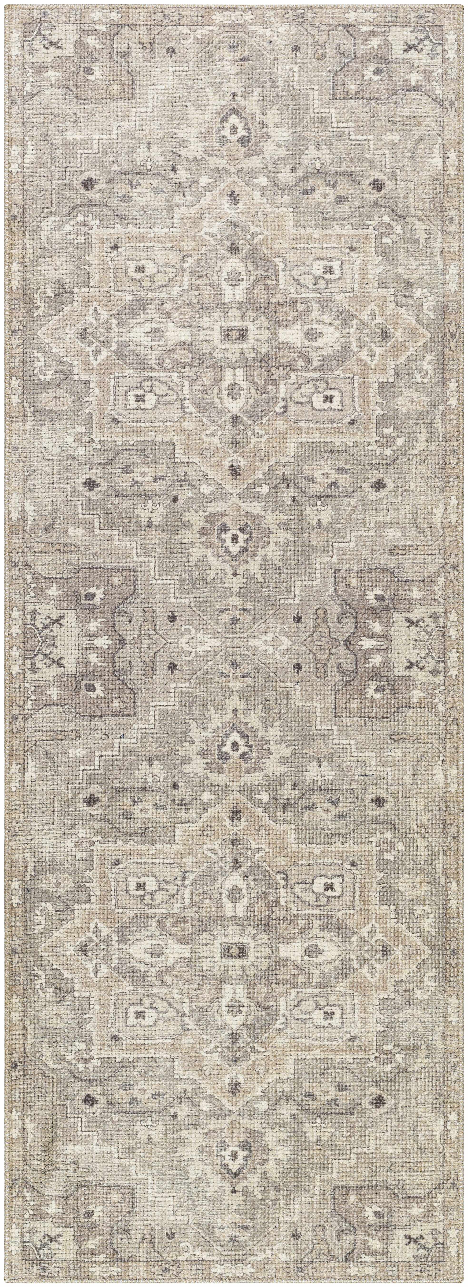 Bela Area Rug  Vintage Medallion Pattern, Machine Woven
