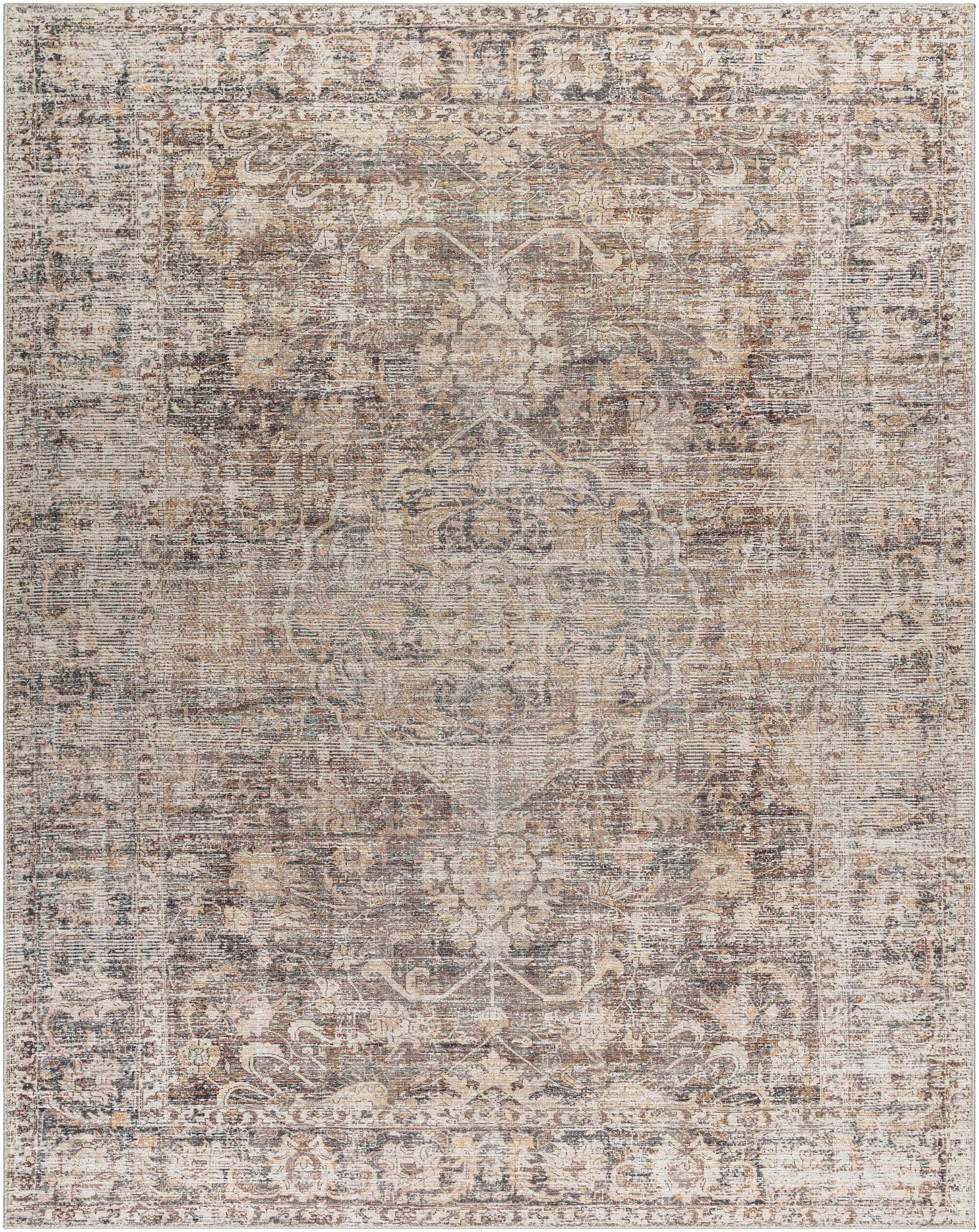 Bela Area Rug  Machine Woven  Traditional Style  Dark Multi