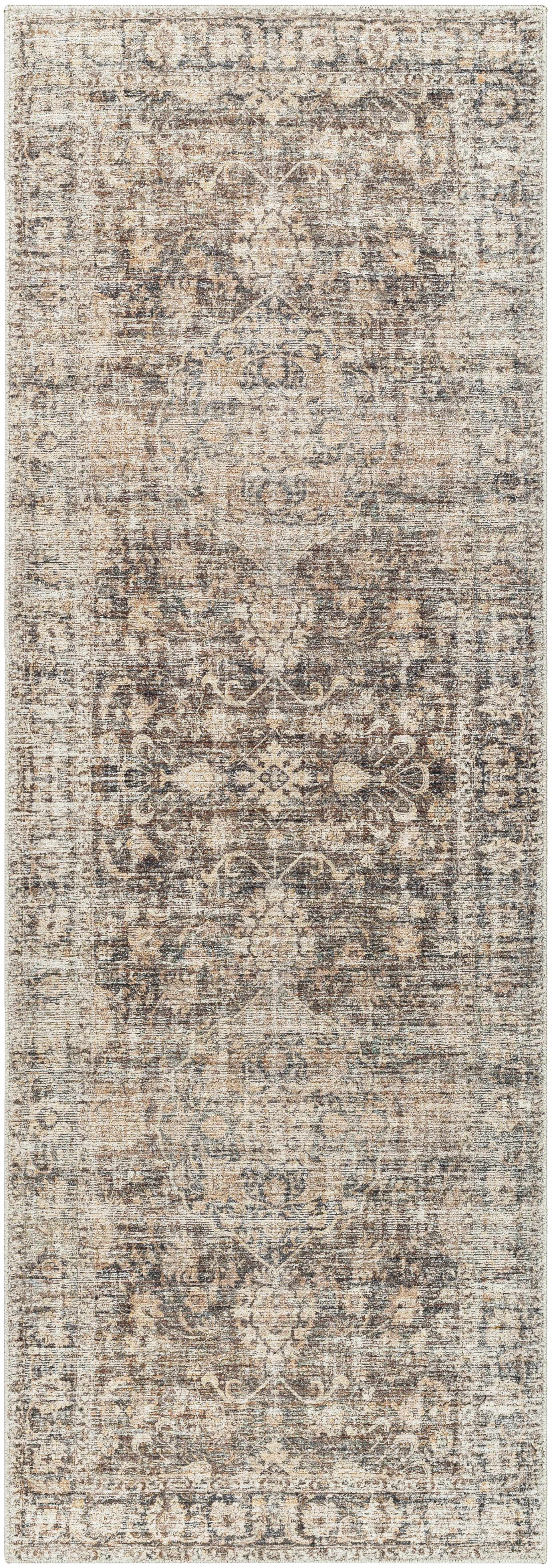 Bela Area Rug  Machine Woven  Traditional Style  Dark Multi