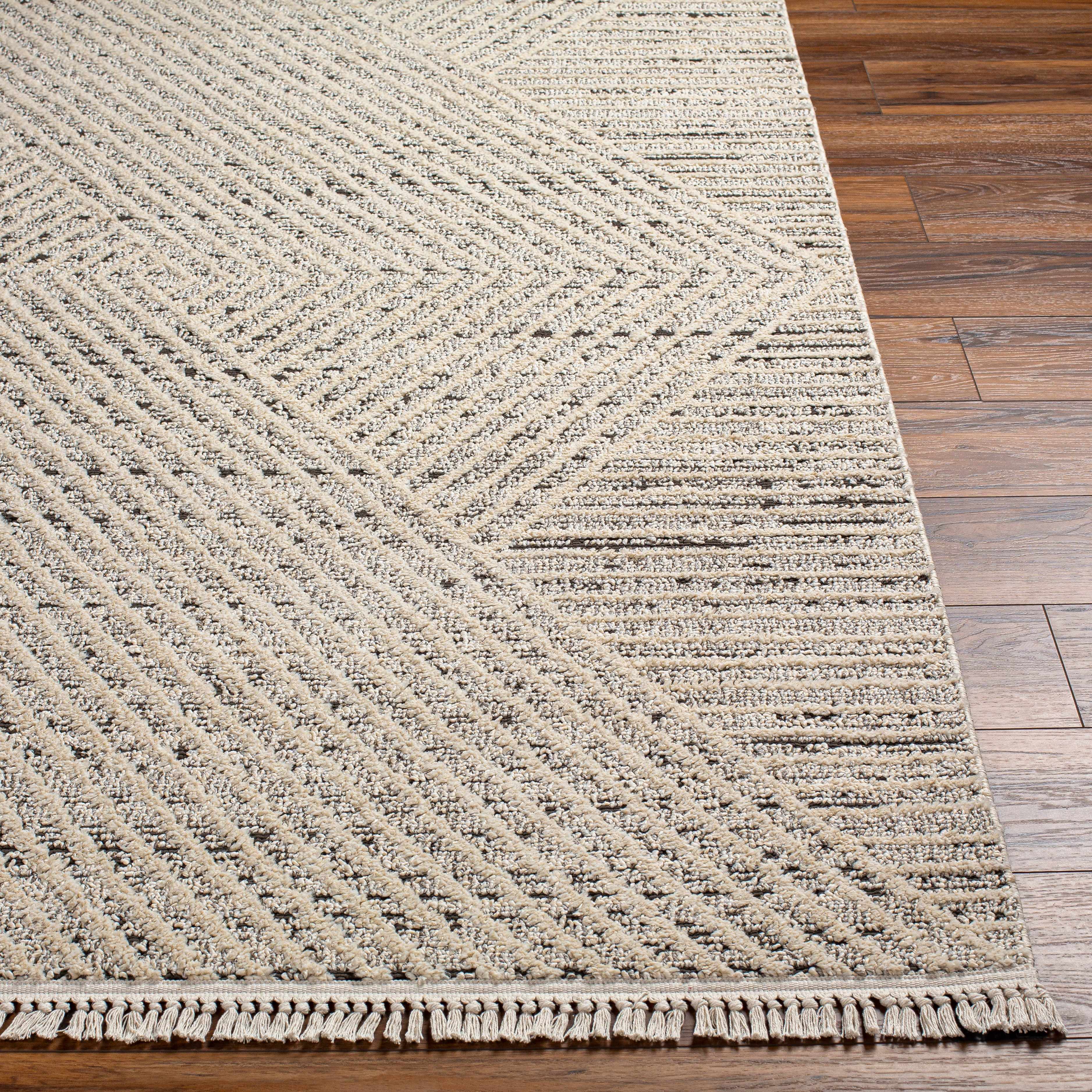 Bela Area Rug  Machine Woven  Sage, Ivory, Dark Brown