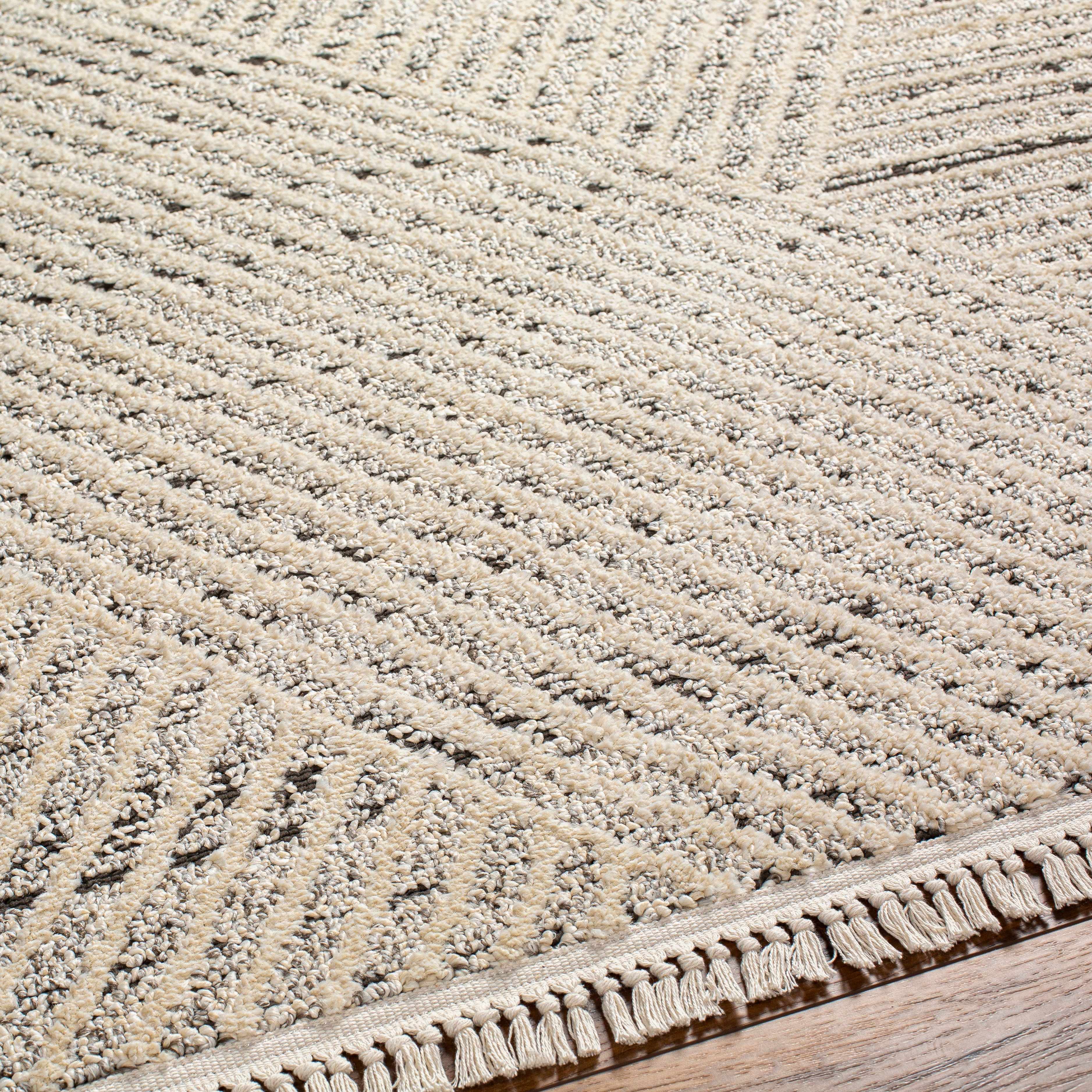 Bela Area Rug  Machine Woven  Sage, Ivory, Dark Brown