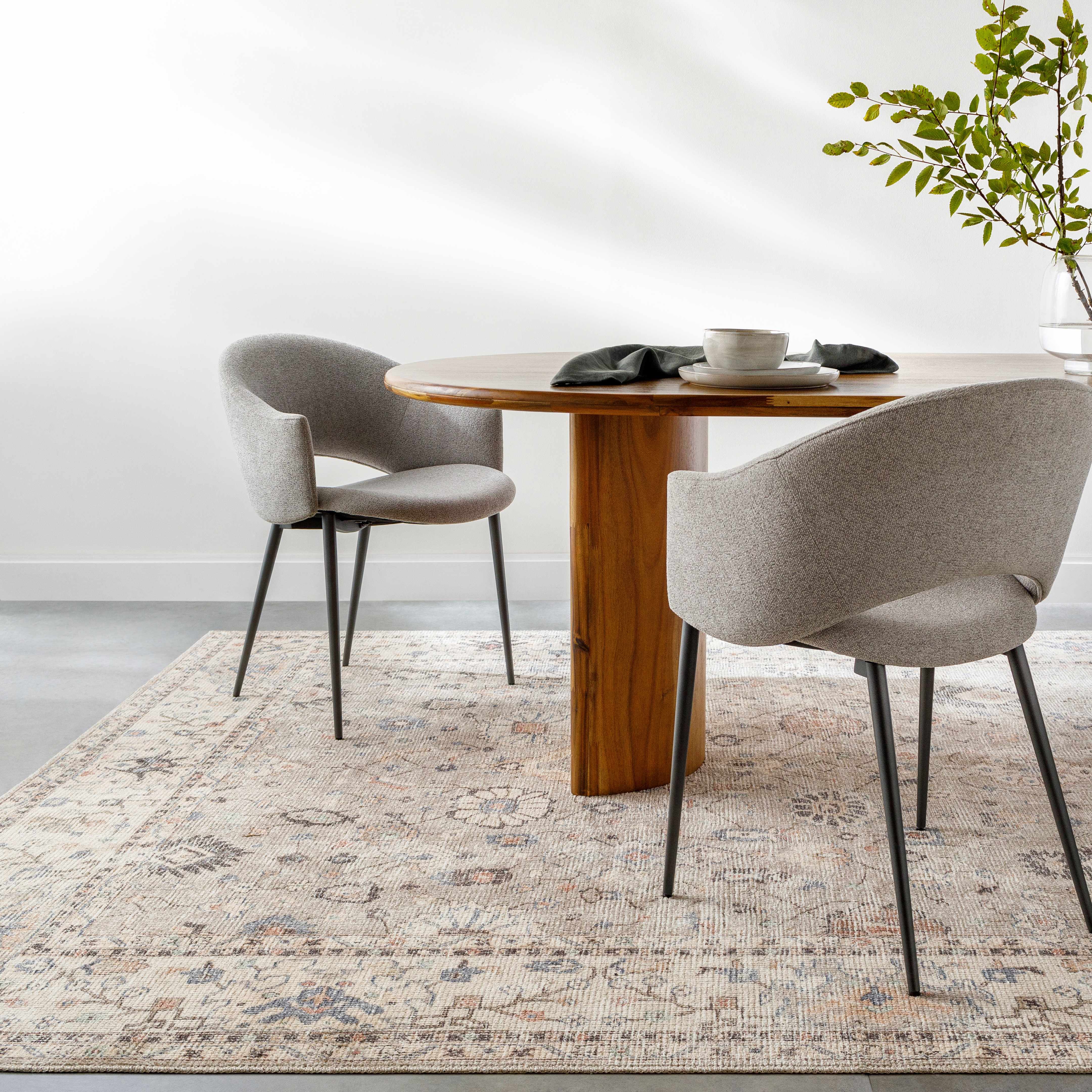 Bela Area Rug  Machine Woven  Medium Pile  Traditional Style