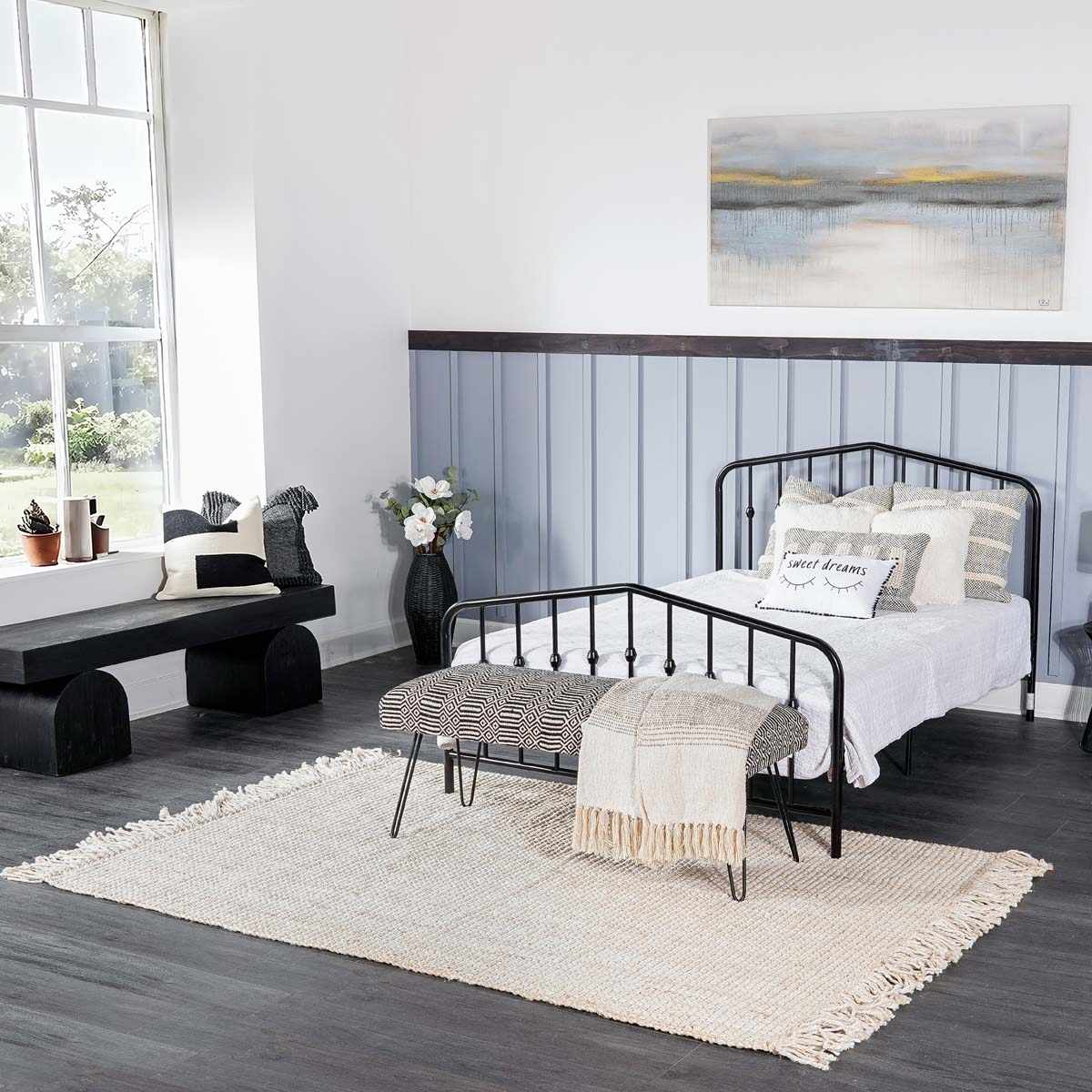 Bela Jute Rug  Hand Woven  Cream Color  Medium Pile