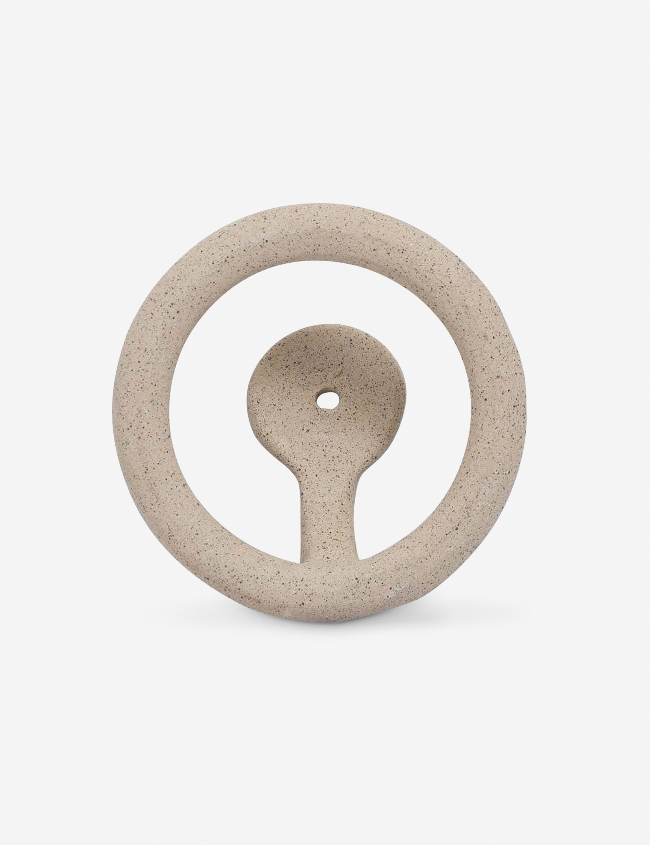 Bela Wall Hook | Handmade Circular Design, Artisan Texture
