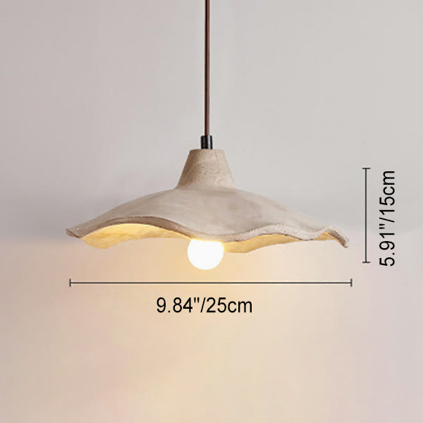 Japanese Vintage Floral Design Cement Island Chandelier - 1/2/3-Light Options