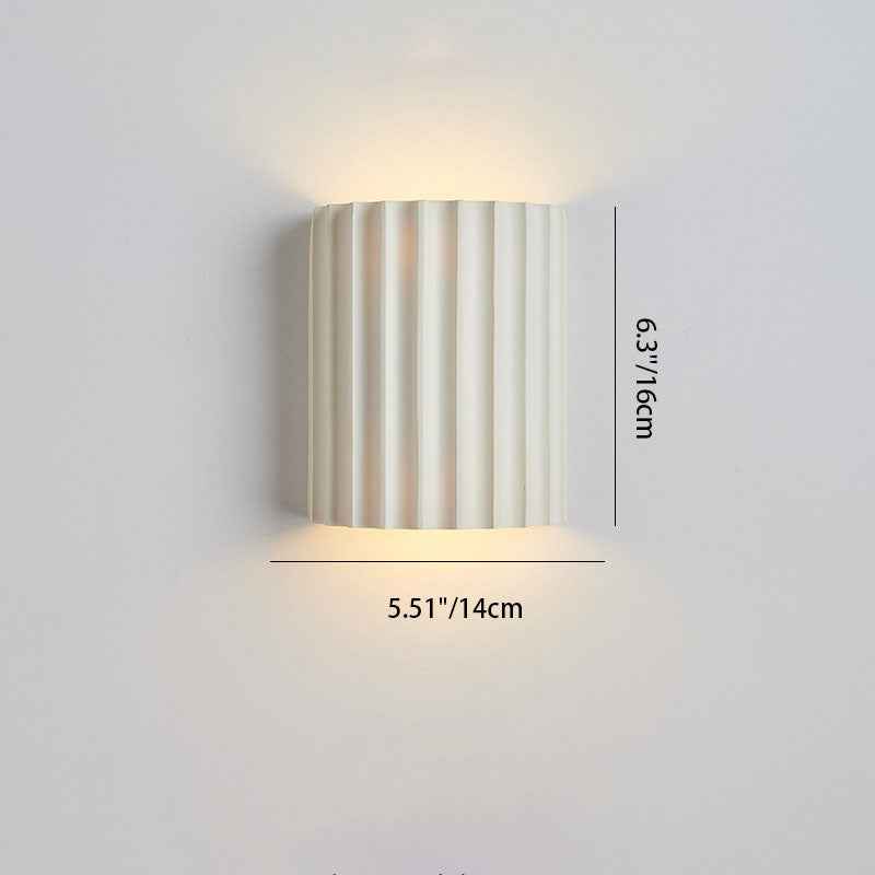 Modern Nordic Resin 2-Light Wall Sconce Lamp for Bedroom