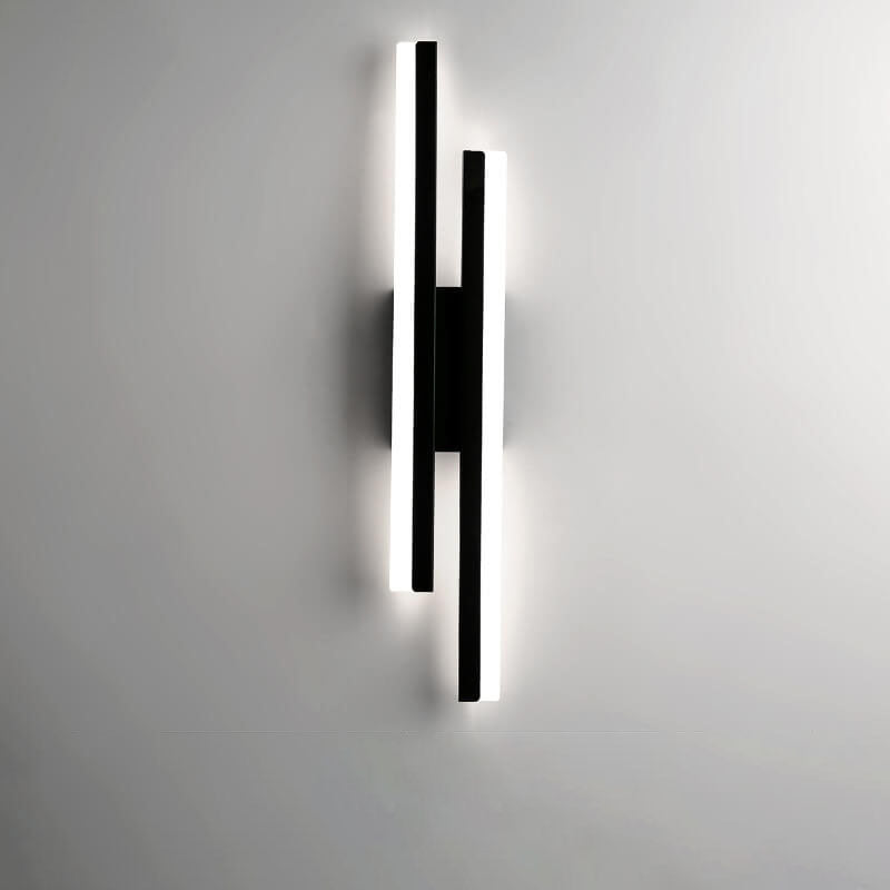 Contemporary Minimalist Iron and Acrylic LED Wall Sconce