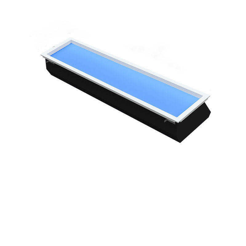 Contemporary Minimalist Blue Sky Metal LED Flush Mount Ceiling Light for Living Room