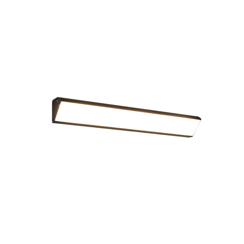 Contemporary Waterproof LED Wall Sconce Lamp for Outdoor Use - Long Bar Design in Aluminum and Acrylic