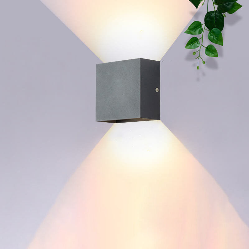 Sleek Minimalist Square Aluminum LED Wall Light