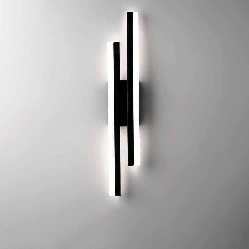 Contemporary Minimalist Iron and Acrylic LED Wall Sconce
