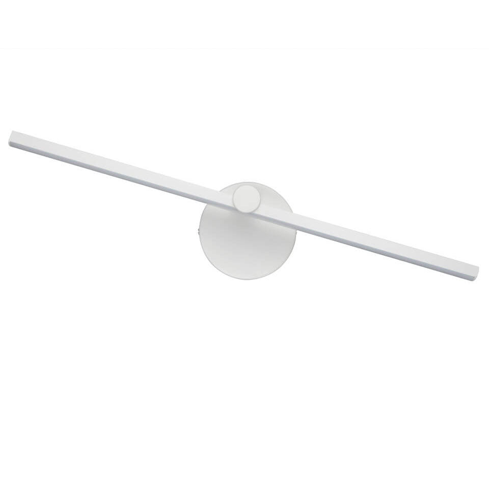 Nordic Minimalist Aluminum LED Wall Sconce with Long Bar Mirror Design