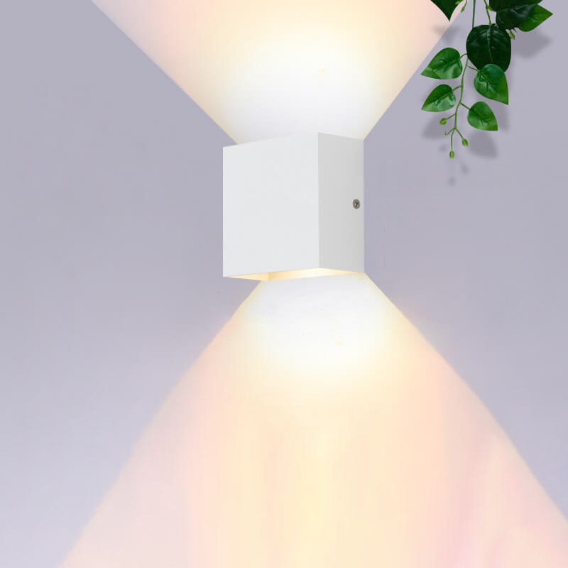 Sleek Minimalist Square Aluminum LED Wall Light