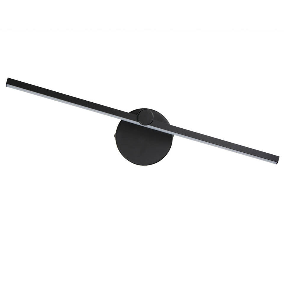 Nordic Minimalist Aluminum LED Wall Sconce with Long Bar Mirror Design