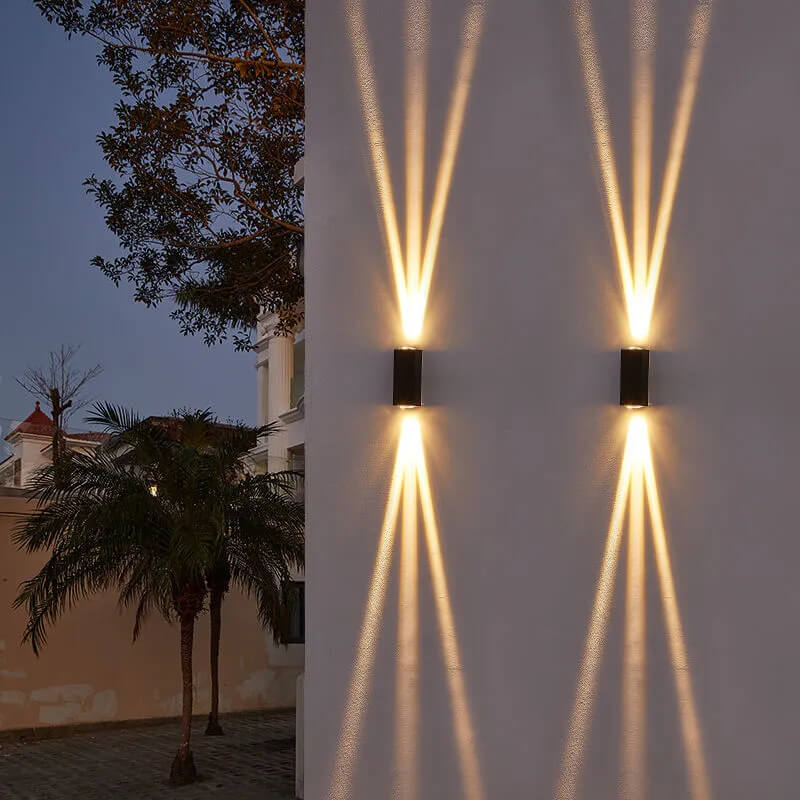 Contemporary Rectangular LED Outdoor Wall Light