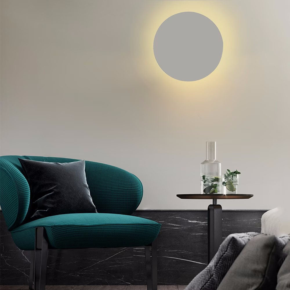 Contemporary Colorful Round Iron LED Wall Sconce