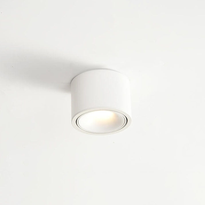 Contemporary Adjustable Round LED Flush Mount Ceiling Spotlight