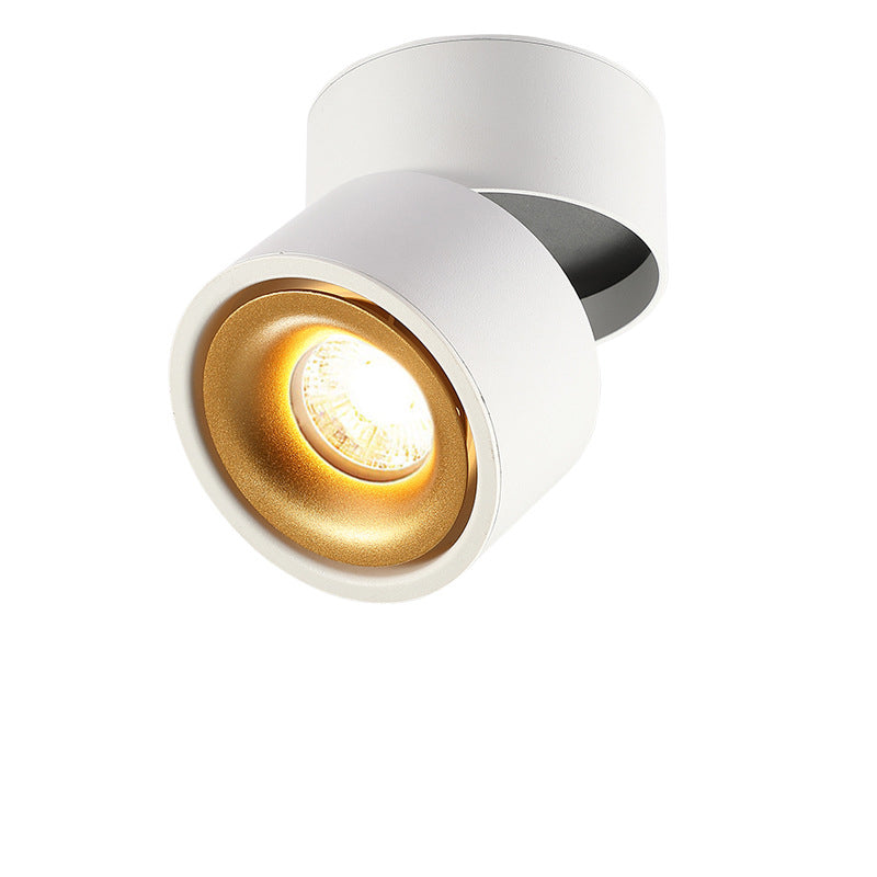 Contemporary Adjustable Aluminum LED Flush Mount Ceiling Light for Living Room