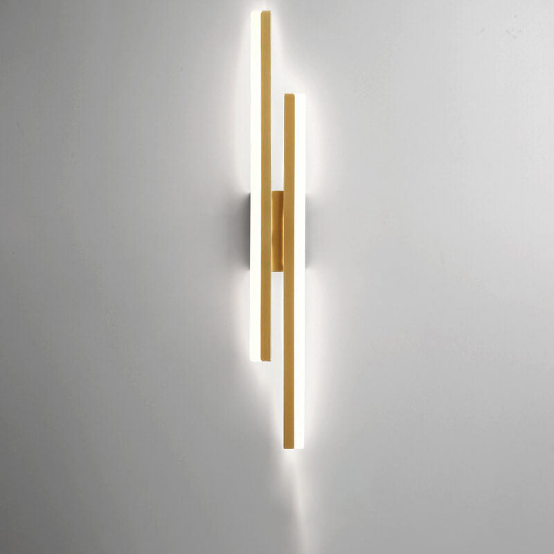 Contemporary Minimalist Iron and Acrylic LED Wall Sconce