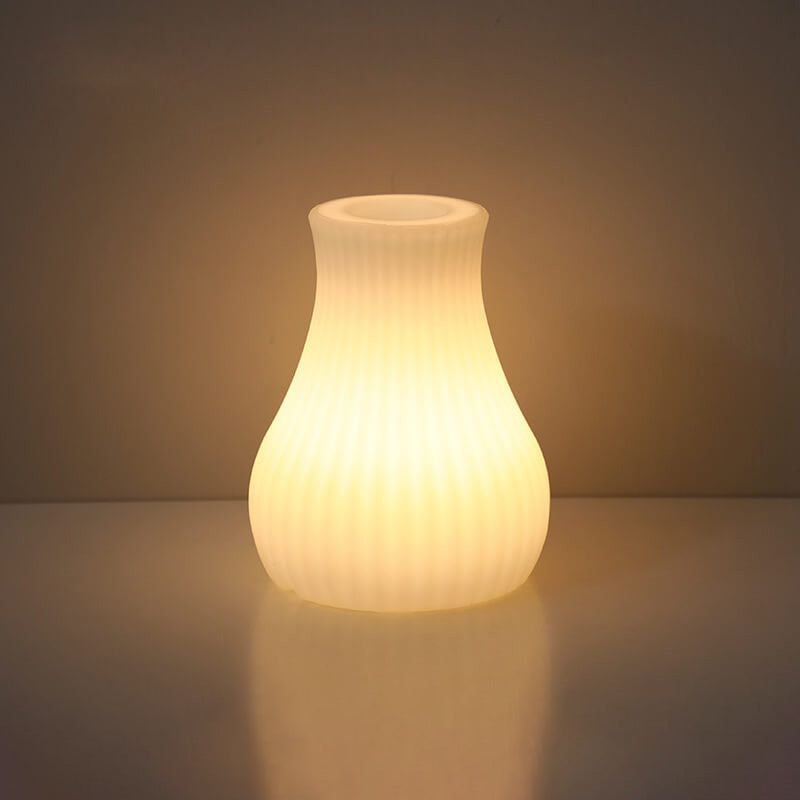 Artistic Geometric Battery-Powered Remote Control Night Light Table Lamp