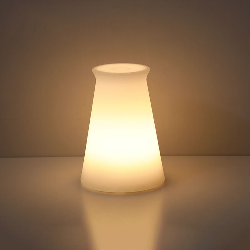 Artistic Geometric Battery-Powered Remote Control Night Light Table Lamp
