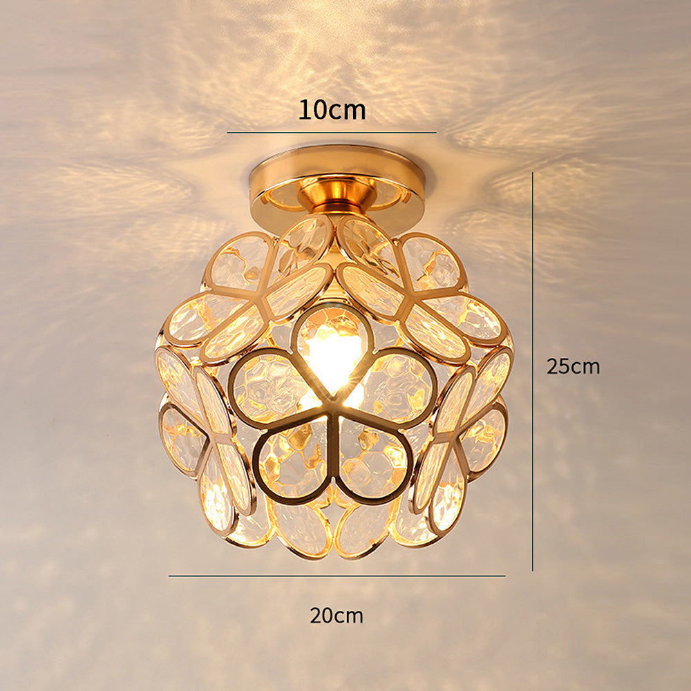 Bela Ceiling Lamp | Floral Design, Warm Light Reflection