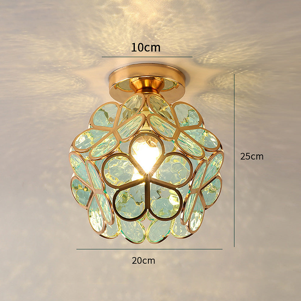 Bela Ceiling Lamp | Floral Design, Warm Light Reflection
