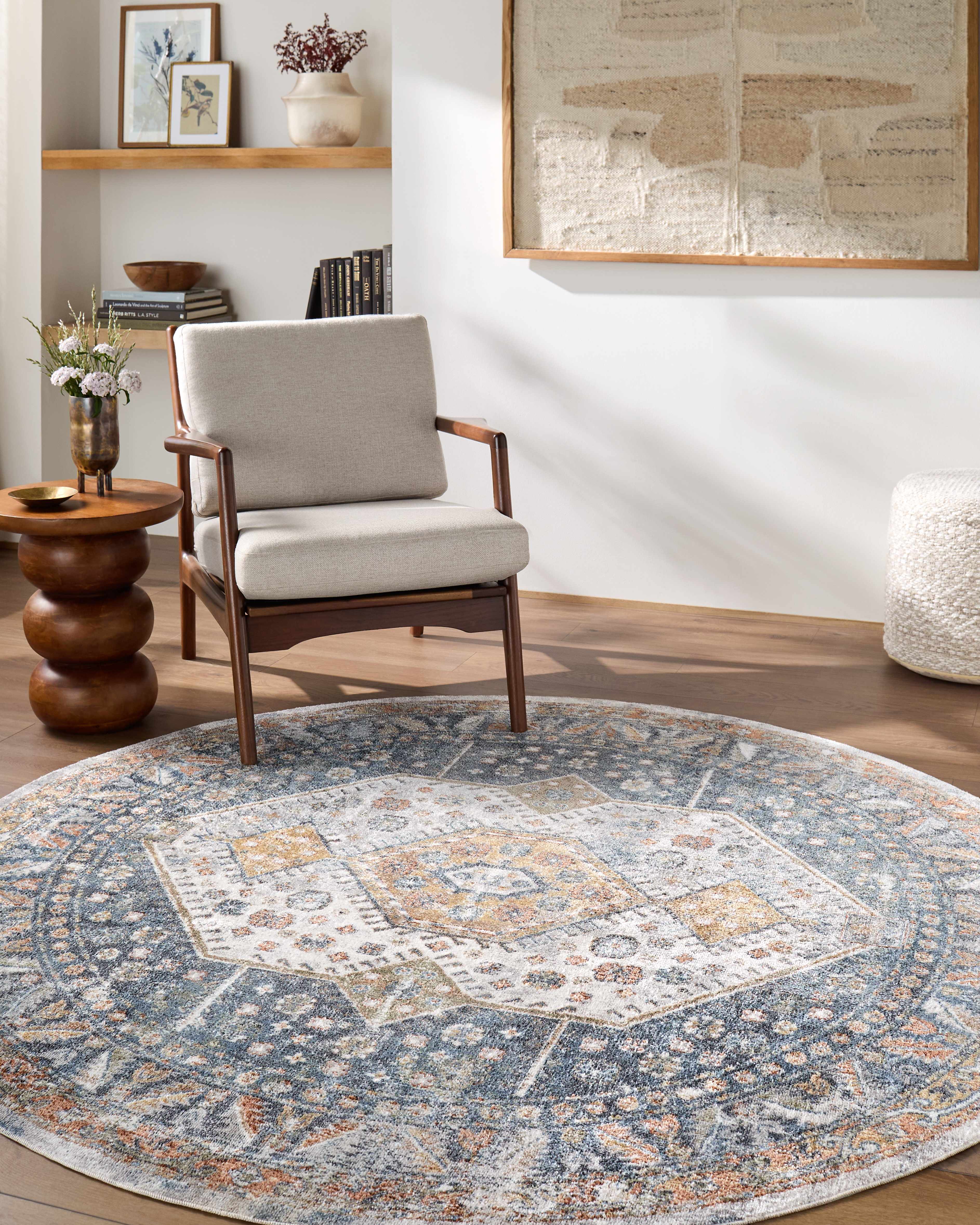 Alera Washable Rug  Machine Woven  Traditional Style