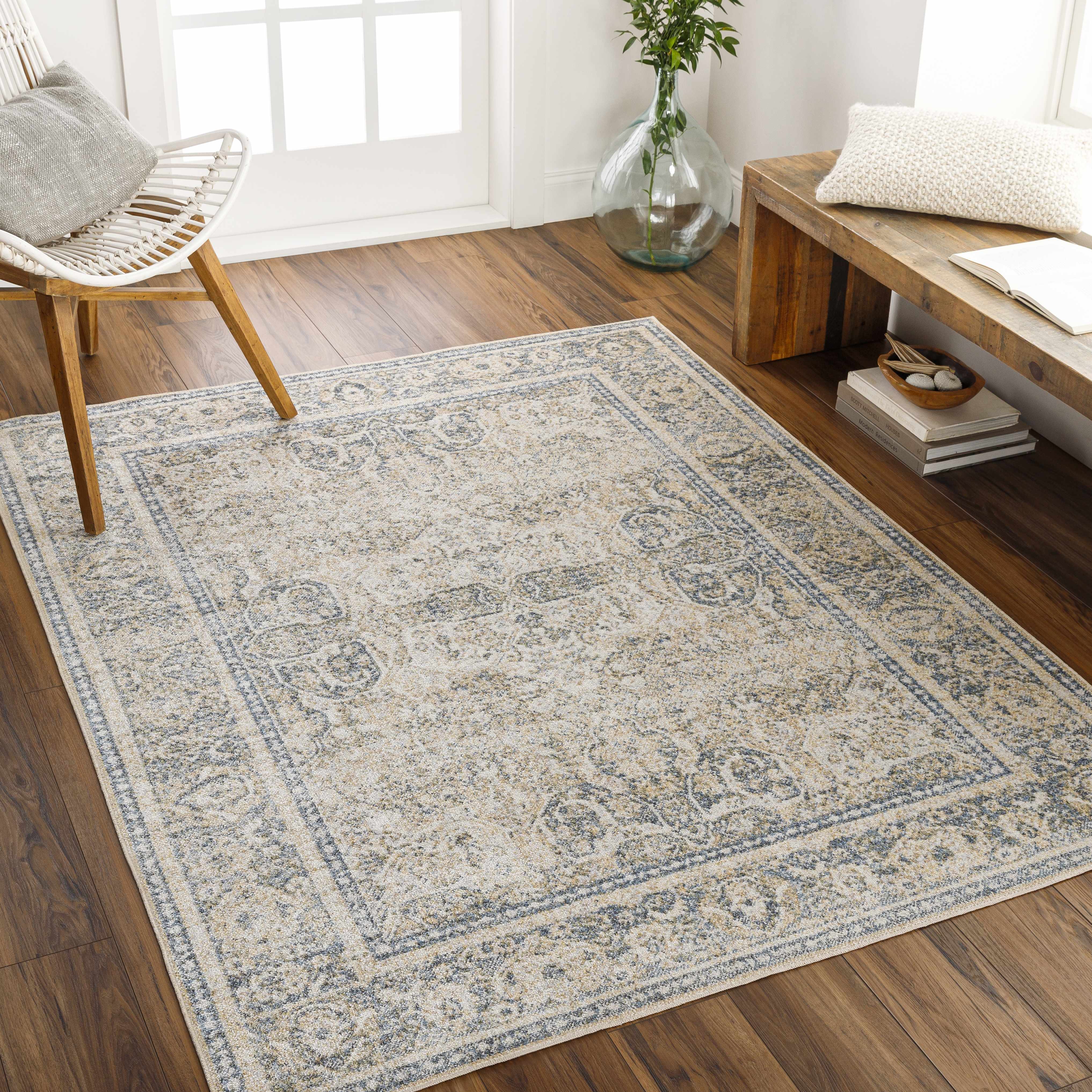 Bela Washable Rug  Machine Woven  Traditional Style