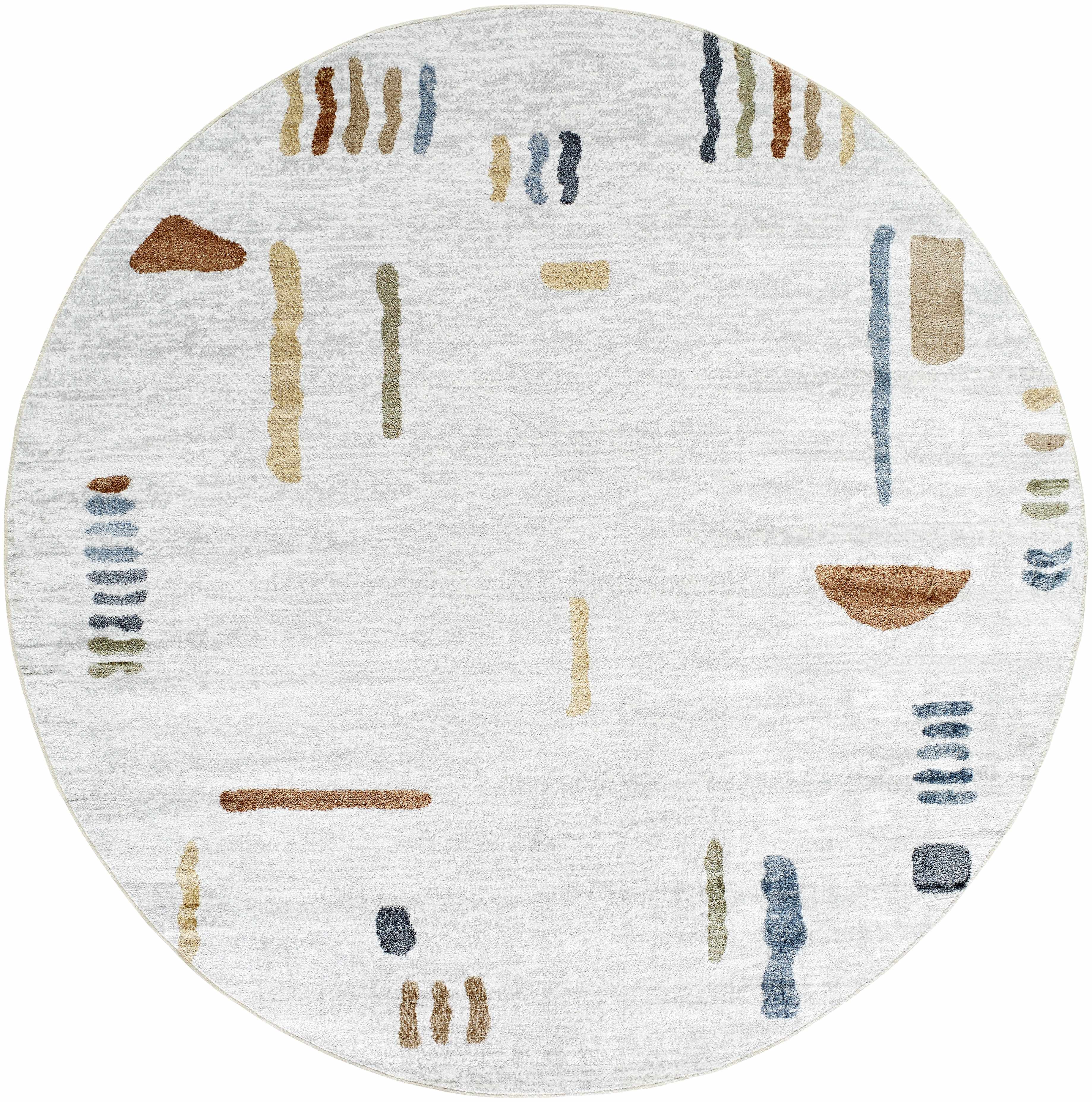 Aria Modern Rug  Machine Washable, Medium Pile Polyester