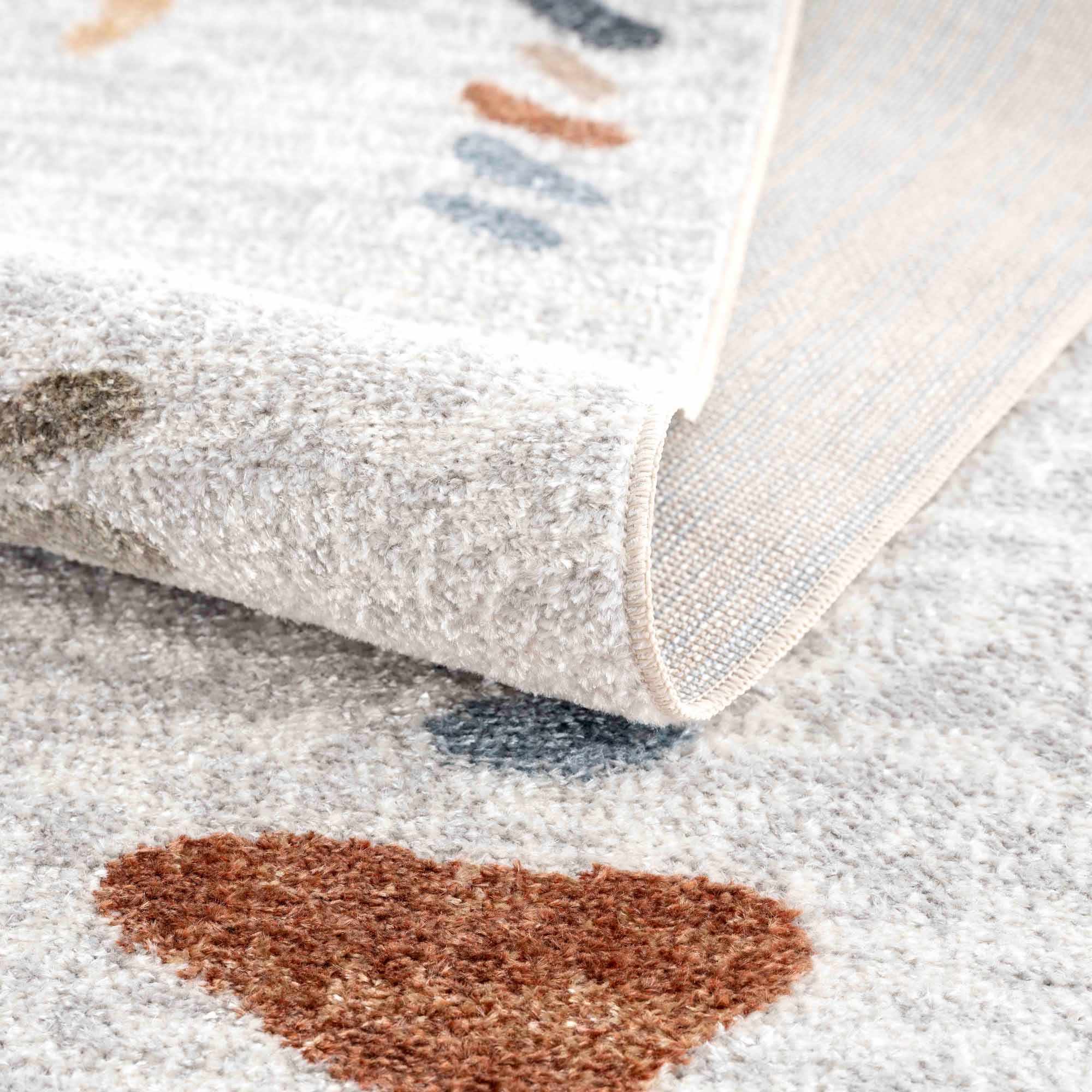 Aria Modern Rug  Machine Washable, Medium Pile Polyester