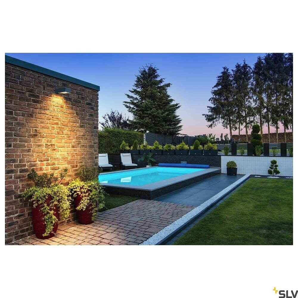Elysian LED Wall Light | Adjustable CCT, Weatherproof Aluminum