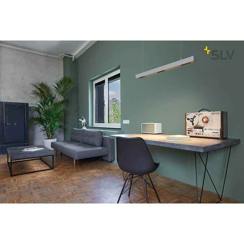 Quanta LED Pendant Light | Silver 1m, Dimmable 4000K