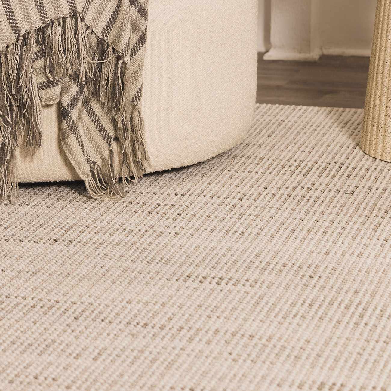 Gala Cream Area Rug  Transitional Style  Low Pile Polyester