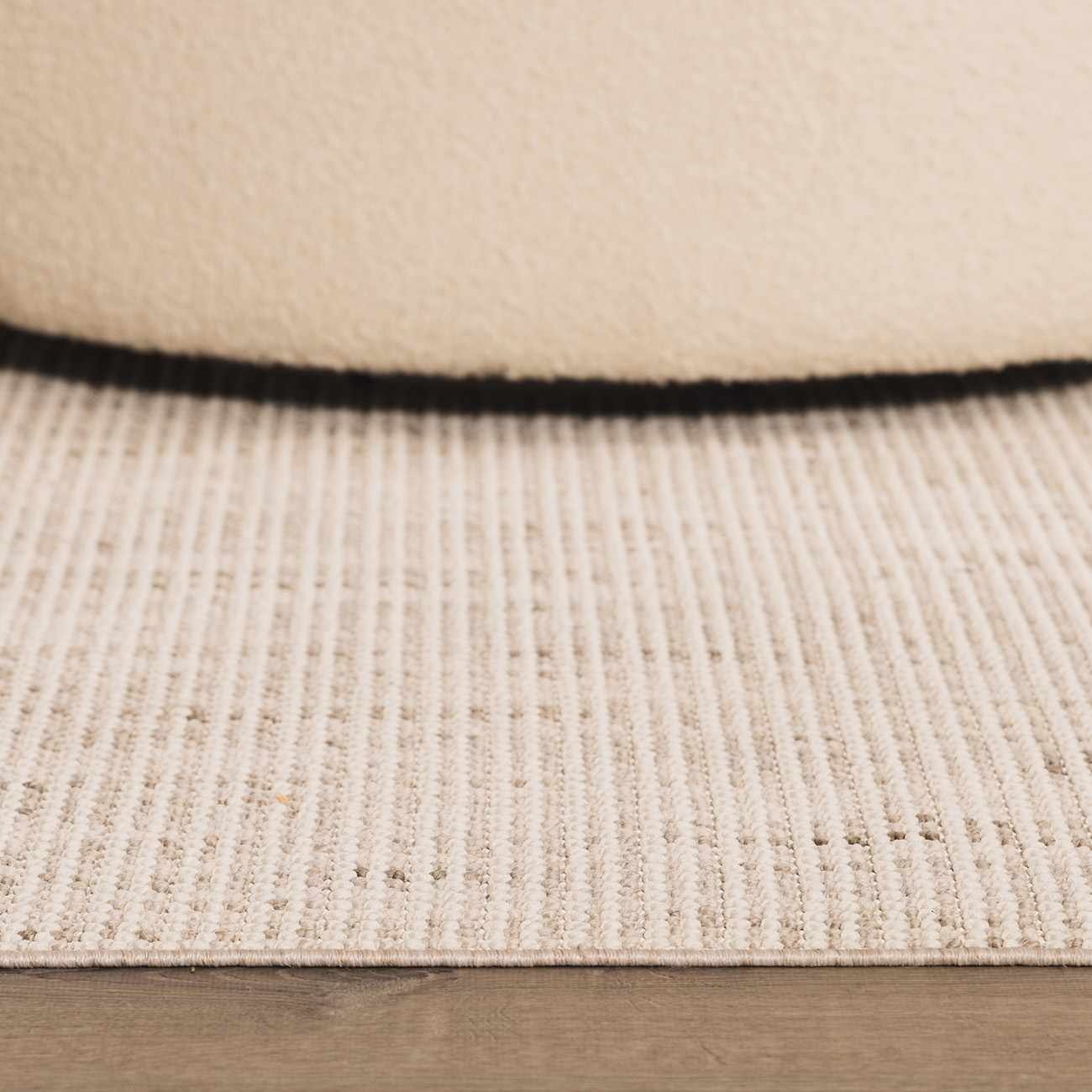 Gala Cream Area Rug  Transitional Style  Low Pile Polyester