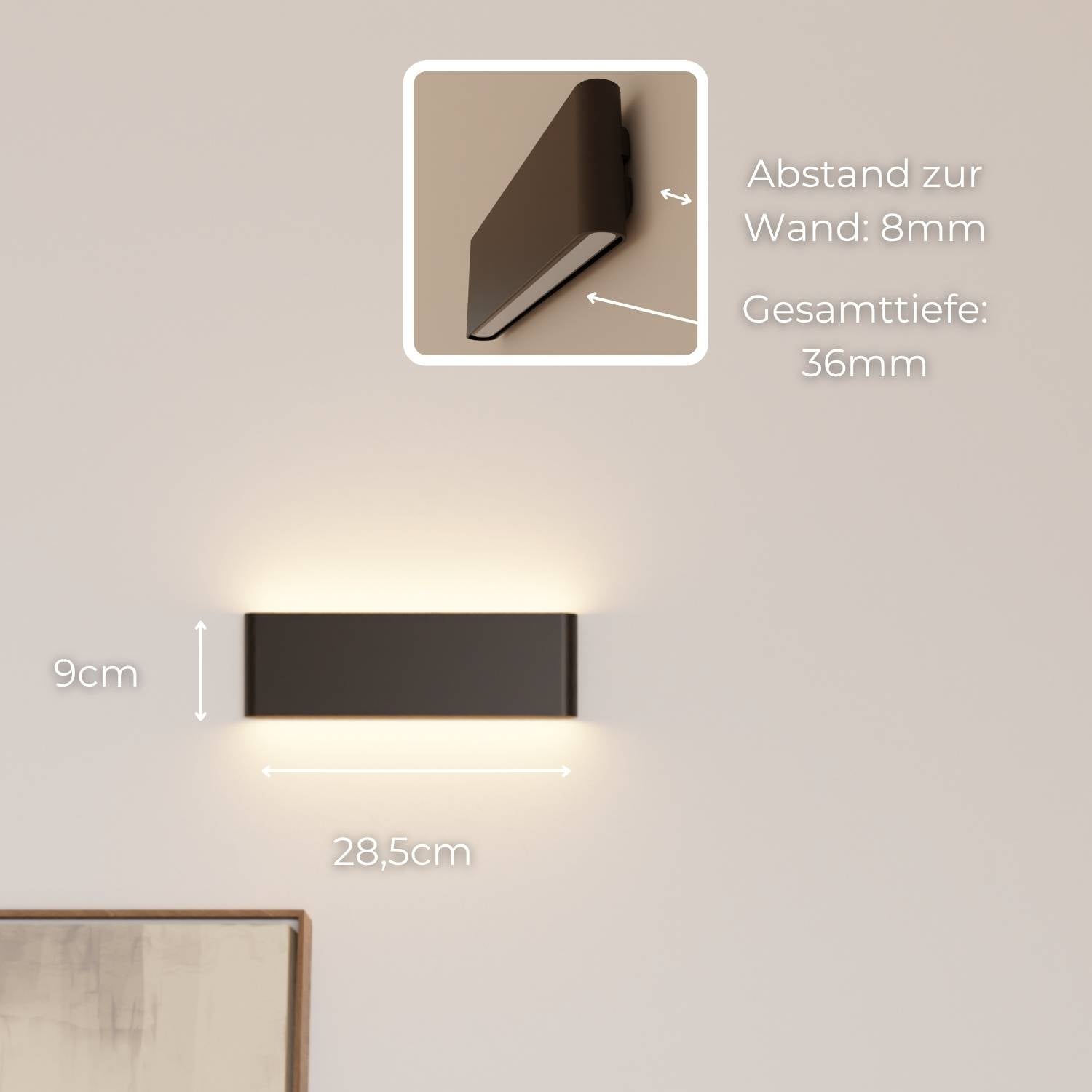 Aero Wall Light | Elegant Minimalist Design, Glare-Free Lighting