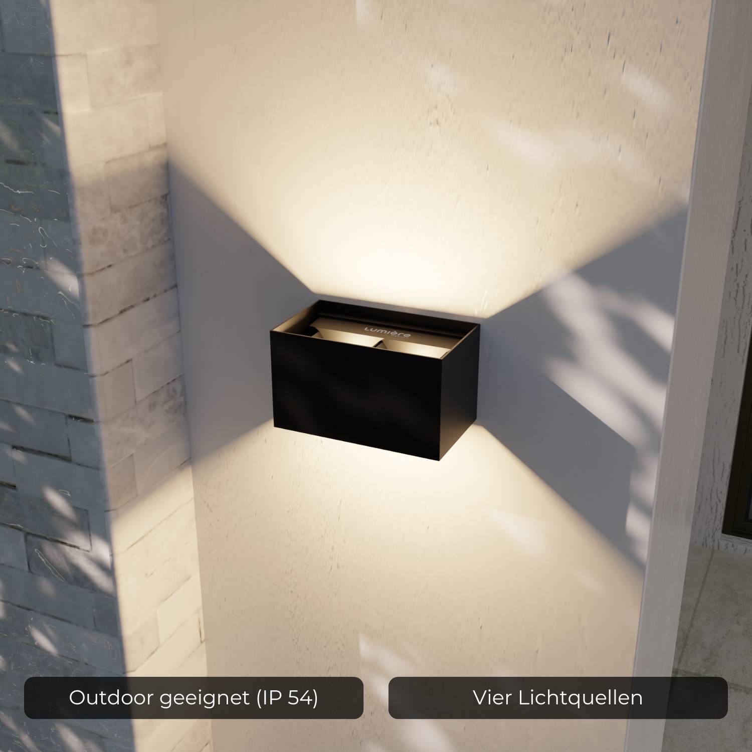 Tera Wall Light | Adjustable Beam, IP54 Rated