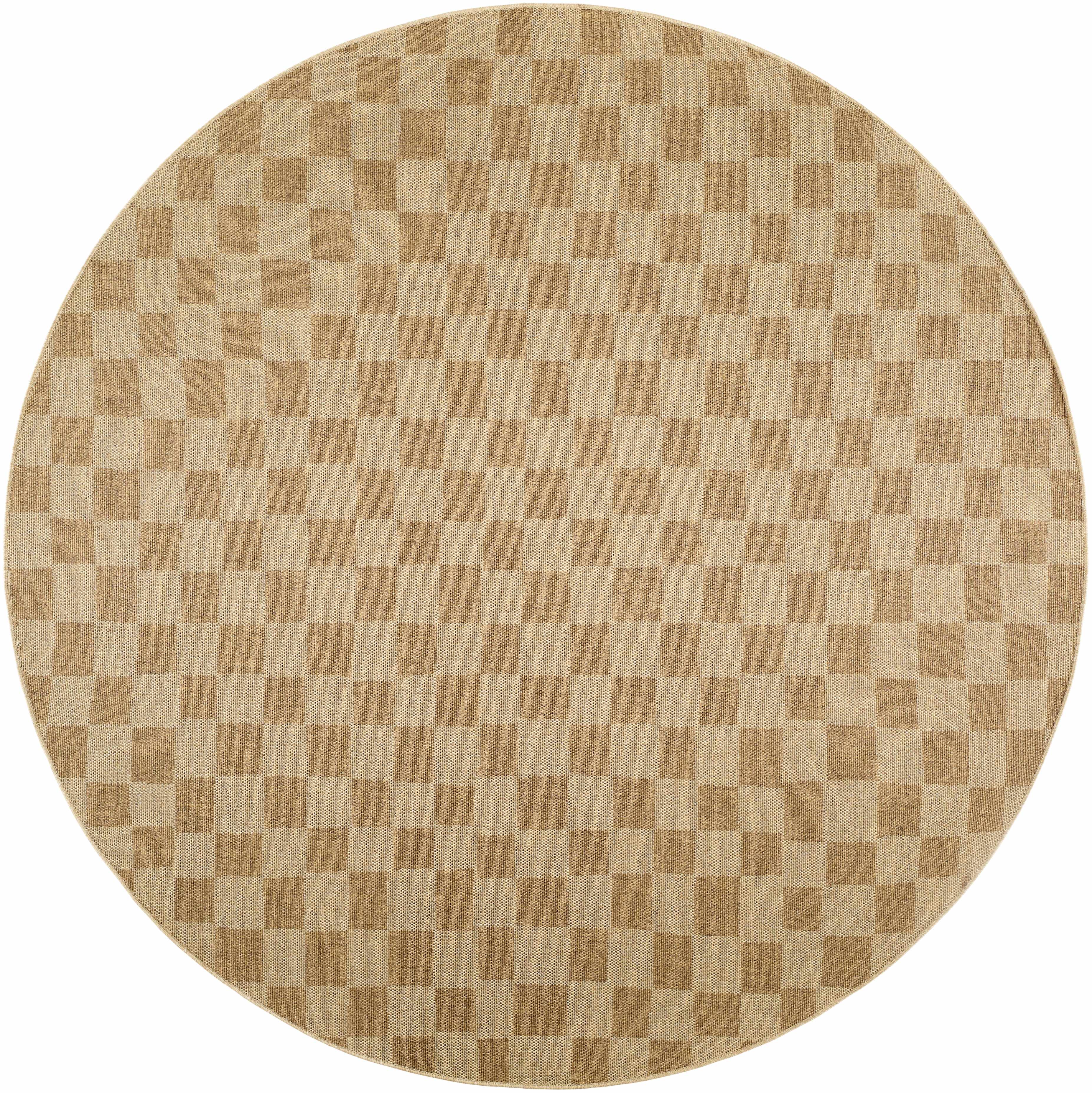 Bello Checkered Outdoor Rug 100% Polypropylene, Contemporary Style