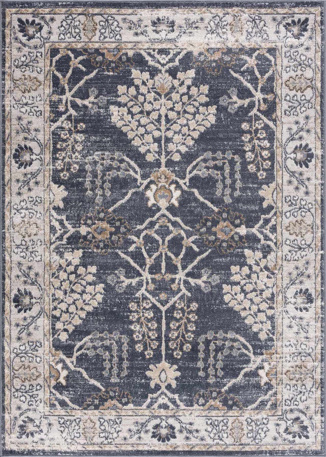 Sable Area Rug  Machine Woven  Traditional Style  Medium Pile