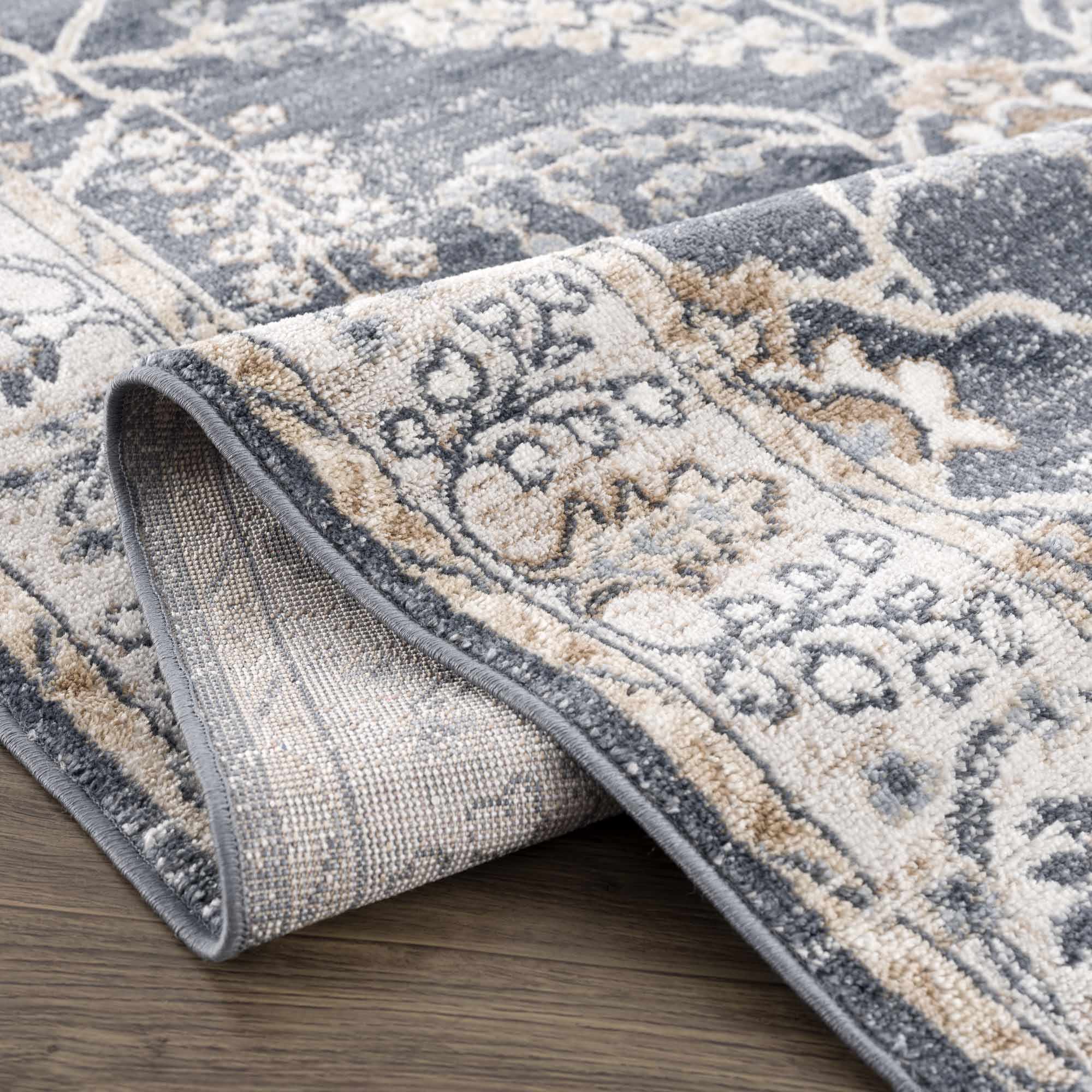 Sable Area Rug  Machine Woven  Traditional Style  Medium Pile