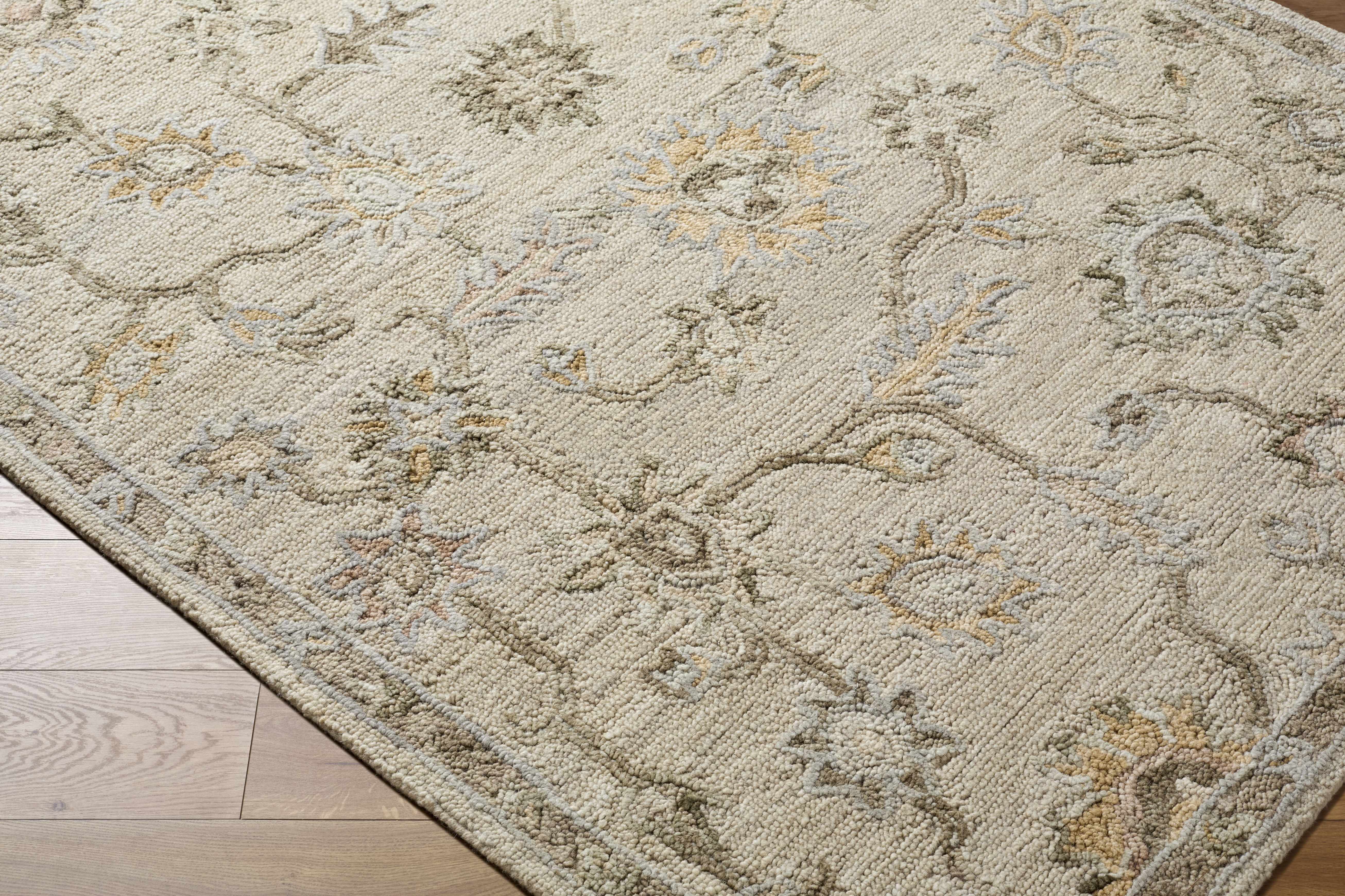 Astra Area Rug  Hand Tufted  100% Wool  Traditional Style