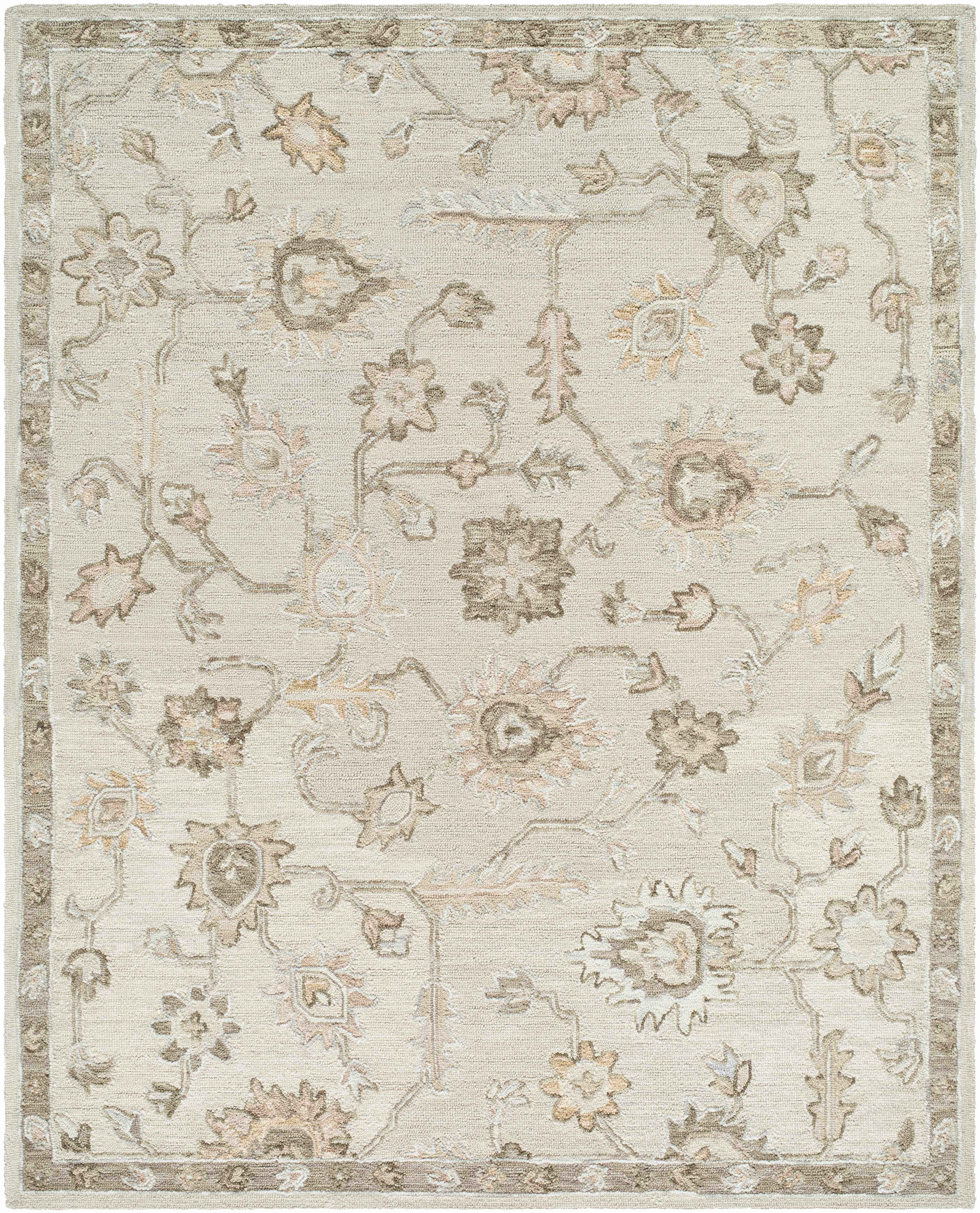 Astra Area Rug  Hand Tufted  100% Wool  Traditional Style